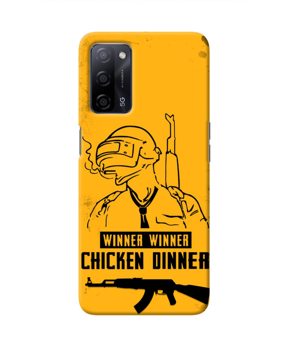PUBG Chicken Dinner Oppo A53s 5G Real 4D Back Cover