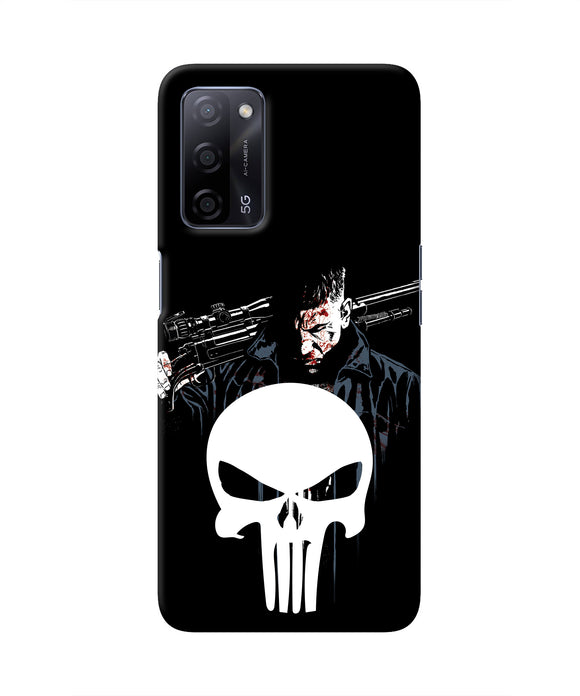 Punisher Character Oppo A53s 5G Real 4D Back Cover