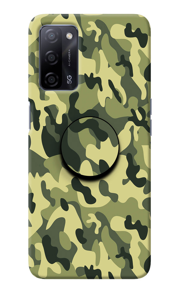 Camouflage Oppo A53s 5G Pop Case