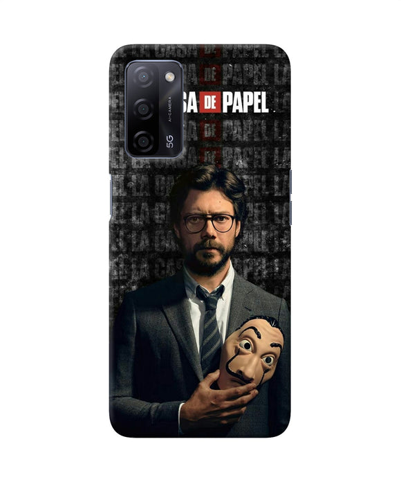 Money Heist Professor with Mask Oppo A53s 5G Back Cover