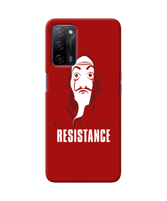 Money Heist Resistance Quote Oppo A53s 5G Back Cover