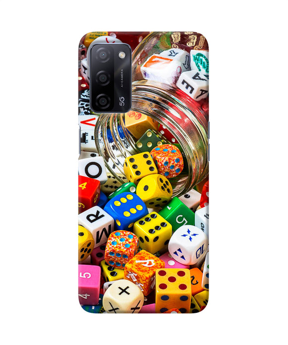 Colorful Dice Oppo A53s 5G Back Cover