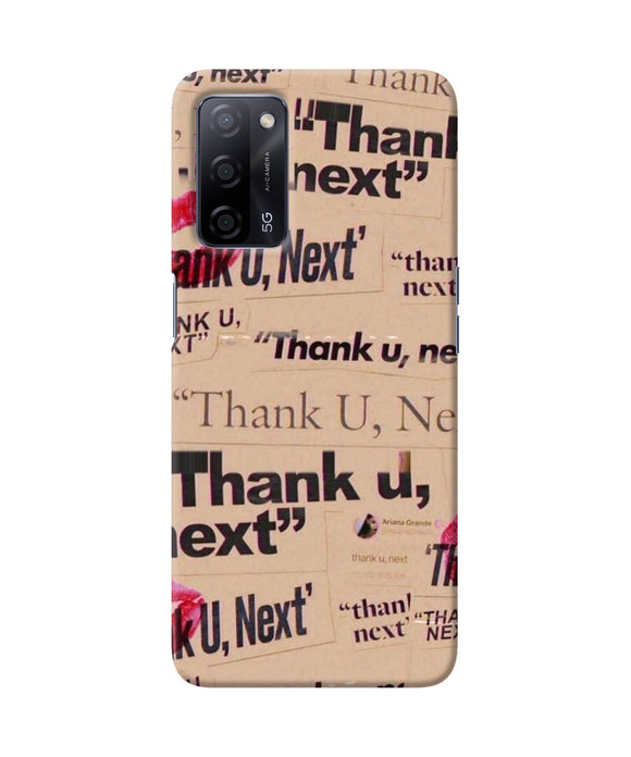 Thank you next Oppo A53s 5G Back Cover
