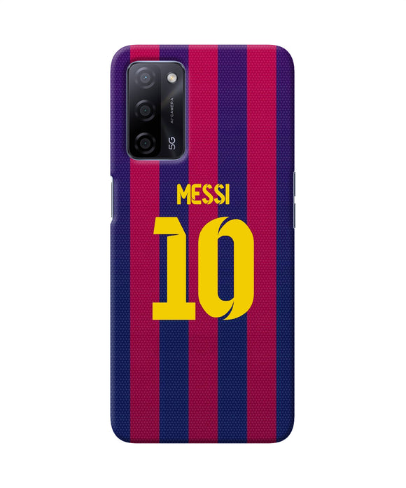 Messi 10 tshirt Oppo A53s 5G Back Cover