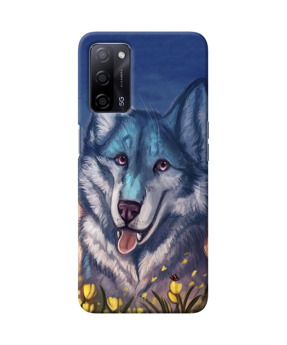 Cute wolf Oppo A53s 5G Back Cover