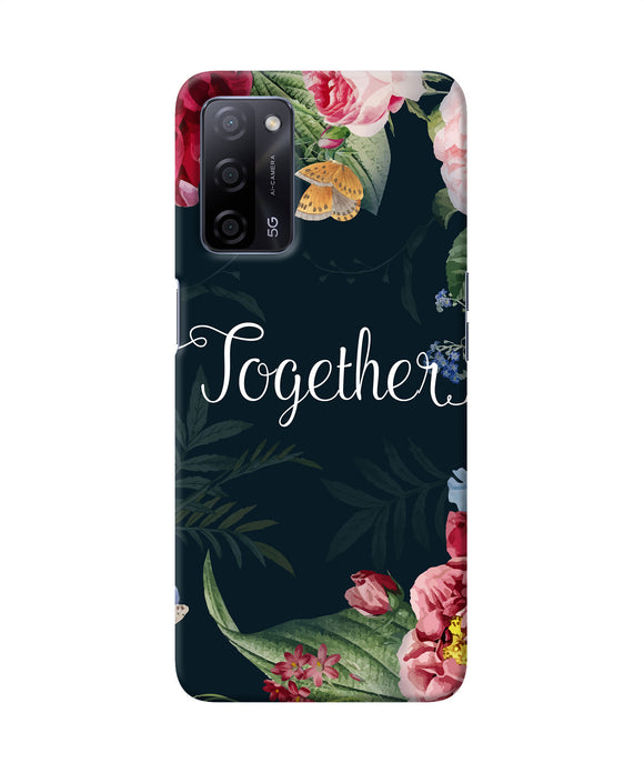 Together flower Oppo A53s 5G Back Cover