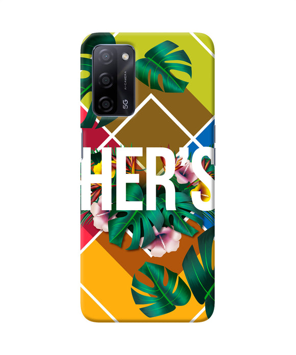 His her two Oppo A53s 5G Back Cover