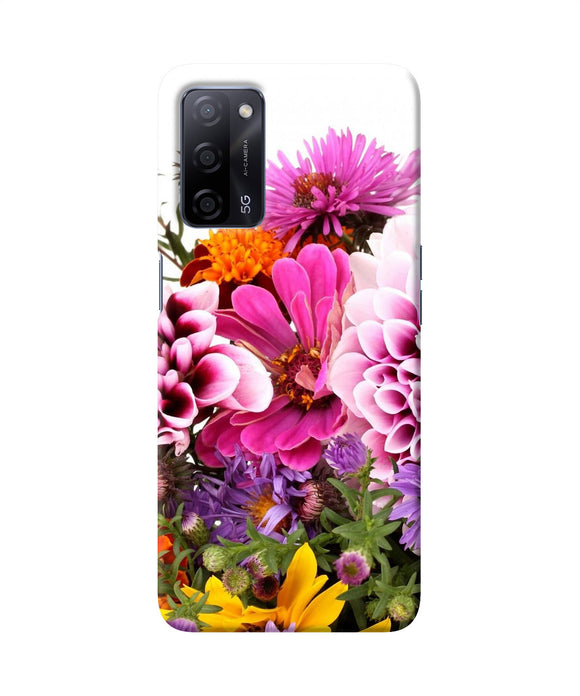Natural flowers Oppo A53s 5G Back Cover