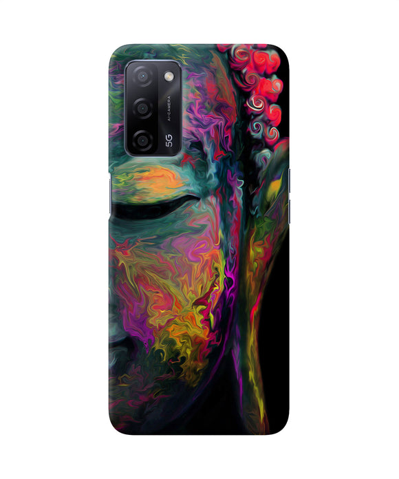 Buddha face painting Oppo A53s 5G Back Cover