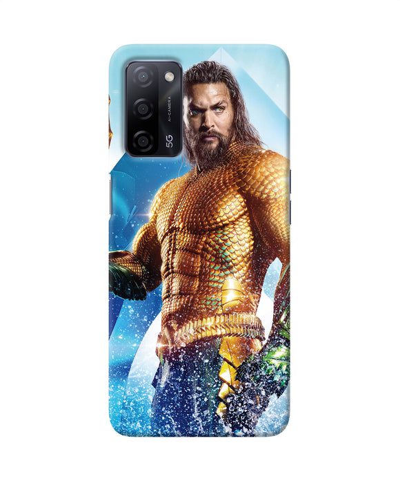 Aquaman water poster Oppo A53s 5G Back Cover