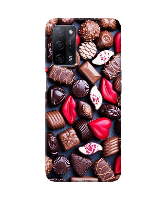 Valentine special chocolates Oppo A53s 5G Back Cover