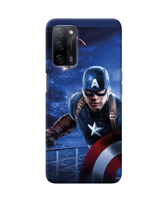 Captain with ironman Oppo A53s 5G Back Cover