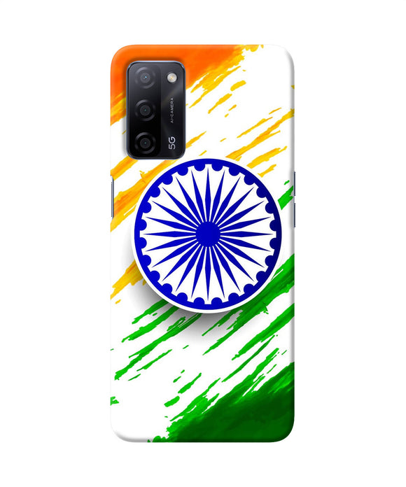 Indian flag colors Oppo A53s 5G Back Cover