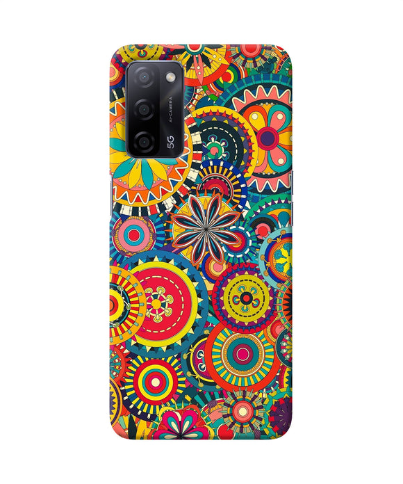 Colorful circle pattern Oppo A53s 5G Back Cover