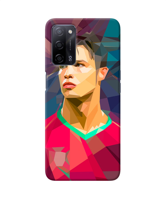 Abstract ronaldo Oppo A53s 5G Back Cover