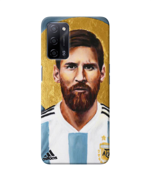 Messi face Oppo A53s 5G Back Cover