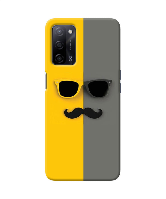Mustache glass Oppo A53s 5G Back Cover