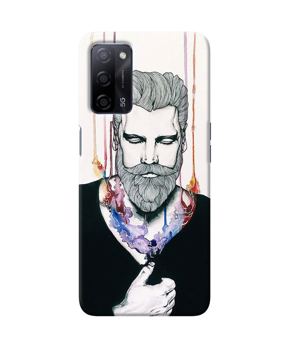 Beard man character Oppo A53s 5G Back Cover