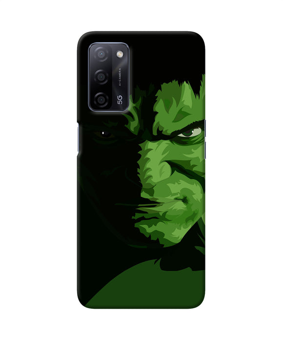 Hulk green painting Oppo A53s 5G Back Cover