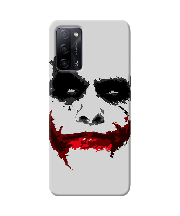 Joker dark knight red smile Oppo A53s 5G Back Cover