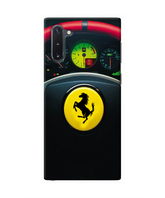 Ferrari Steeriing Wheel Samsung Note 10 Real 4D Back Cover