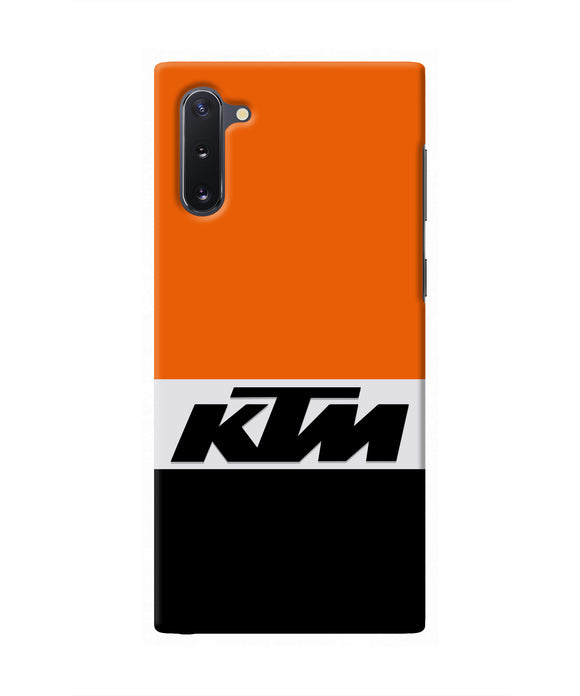 KTM Colorblock Samsung Note 10 Real 4D Back Cover