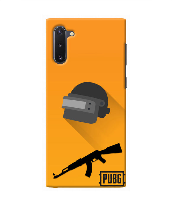PUBG Helmet and Gun Samsung Note 10 Real 4D Back Cover