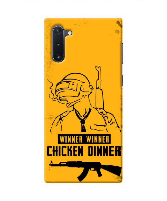 PUBG Chicken Dinner Samsung Note 10 Real 4D Back Cover