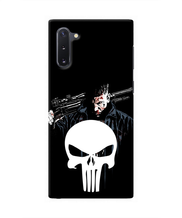 Punisher Character Samsung Note 10 Real 4D Back Cover