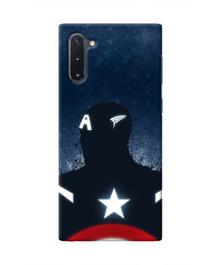 Captain america Shield Samsung Note 10 Real 4D Back Cover