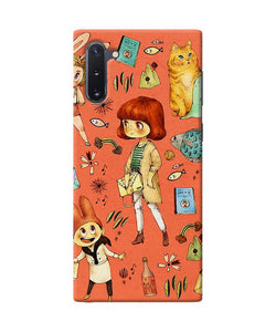 Canvas little girl print Samsung Note 10 Back Cover