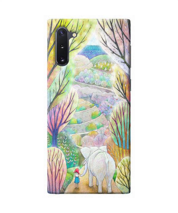 Natual elephant girl Samsung Note 10 Back Cover