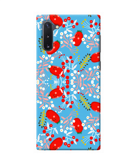 Small red animation pattern Samsung Note 10 Back Cover