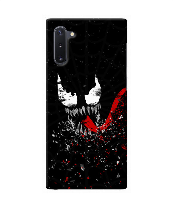 Venom black poster Samsung Note 10 Back Cover