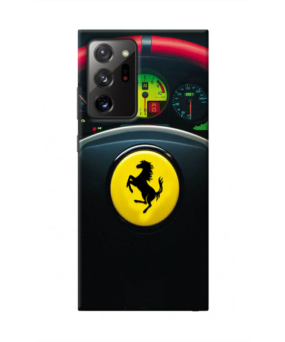 Ferrari Steeriing Wheel Samsung Note 20 Ultra Real 4D Back Cover