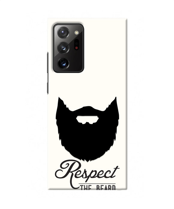 Respect the Beard Samsung Note 20 Ultra Real 4D Back Cover