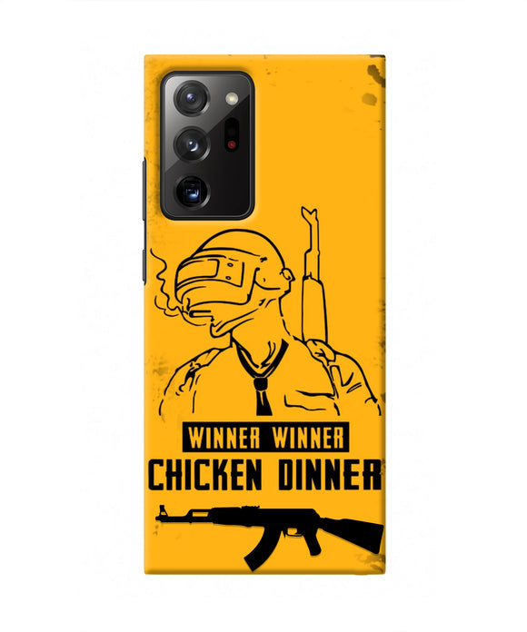 PUBG Chicken Dinner Samsung Note 20 Ultra Real 4D Back Cover