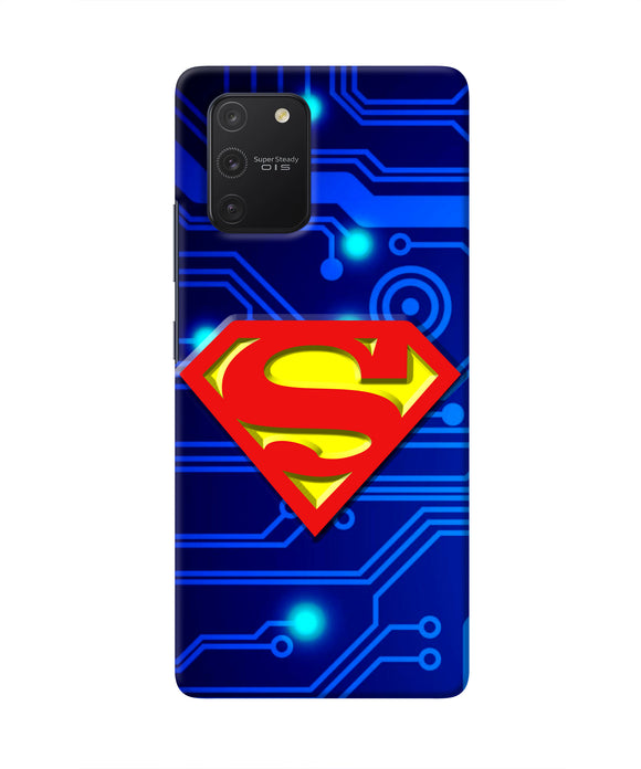 Superman Abstract Samsung S10 Lite Real 4D Back Cover