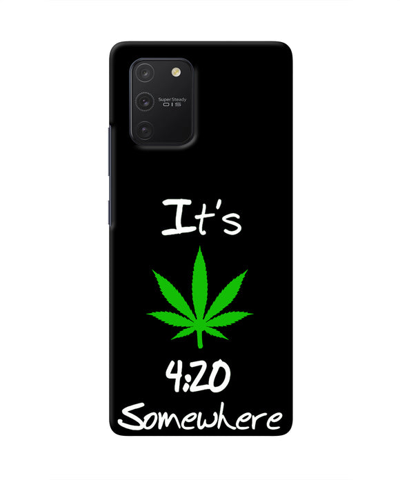 Weed Quote Samsung S10 Lite Real 4D Back Cover