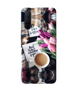 Love Coffee Quotes Oneplus Nord CE 5G Back Cover