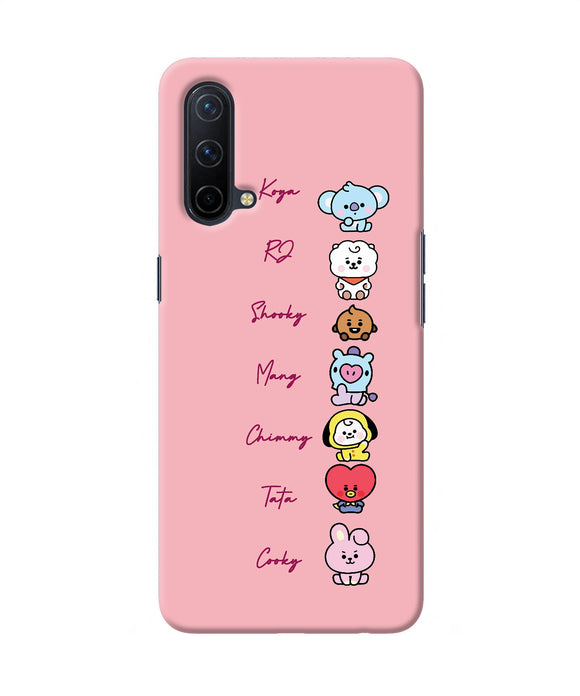 BTS names Oneplus Nord CE 5G Back Cover
