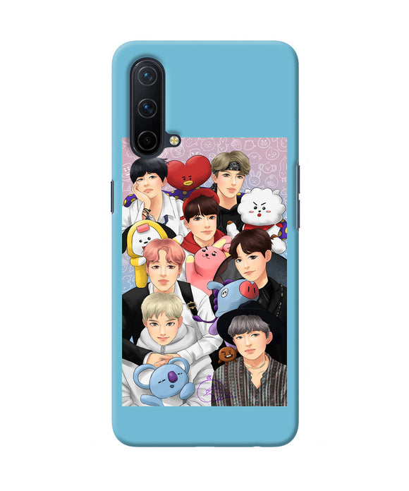 BTS with animals Oneplus Nord CE 5G Back Cover