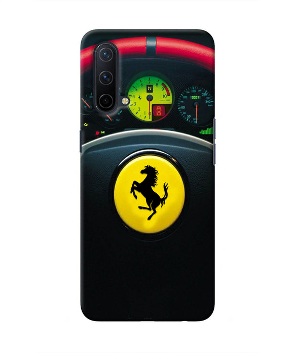 Ferrari Steeriing Wheel Oneplus Nord CE 5G Real 4D Back Cover