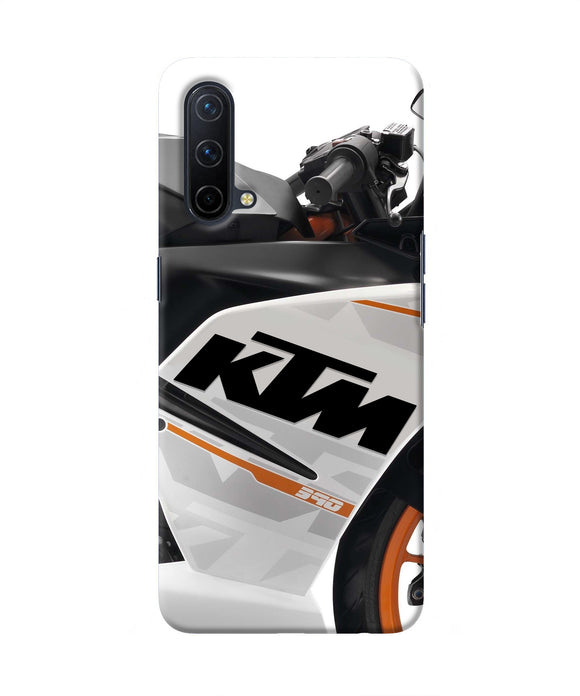 KTM Bike Oneplus Nord CE 5G Real 4D Back Cover