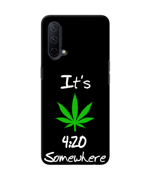 Weed Quote Oneplus Nord CE 5G Real 4D Back Cover