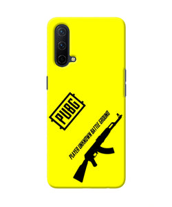 PUBG AKM Gun Oneplus Nord CE 5G Real 4D Back Cover