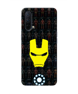 Iron Man Suit Oneplus Nord CE 5G Real 4D Back Cover