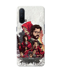 Money Heist Poster Oneplus Nord CE 5G Back Cover