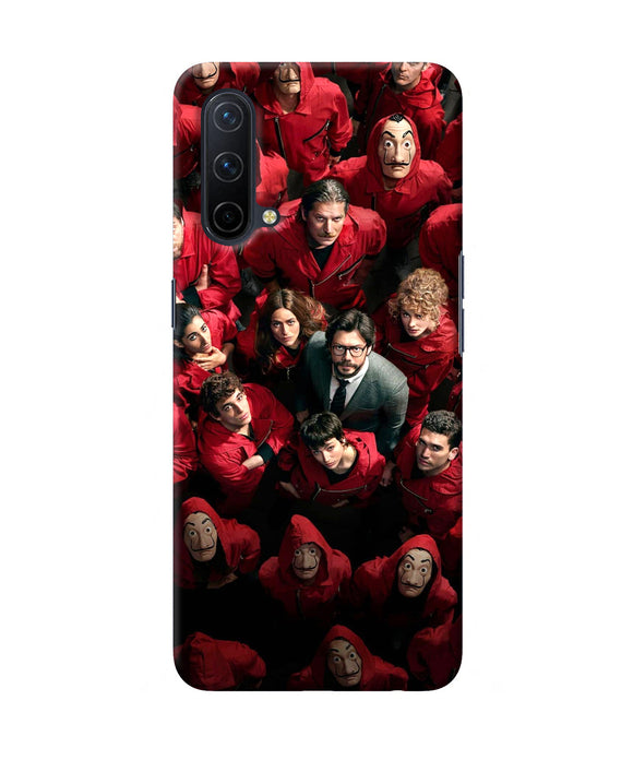 Money Heist Professor with Hostages Oneplus Nord CE 5G Back Cover