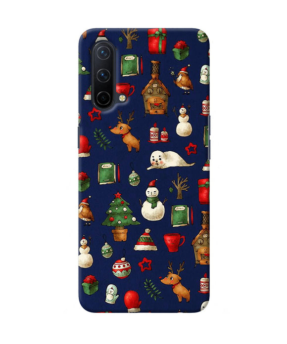 Canvas christmas print Oneplus Nord CE 5G Back Cover